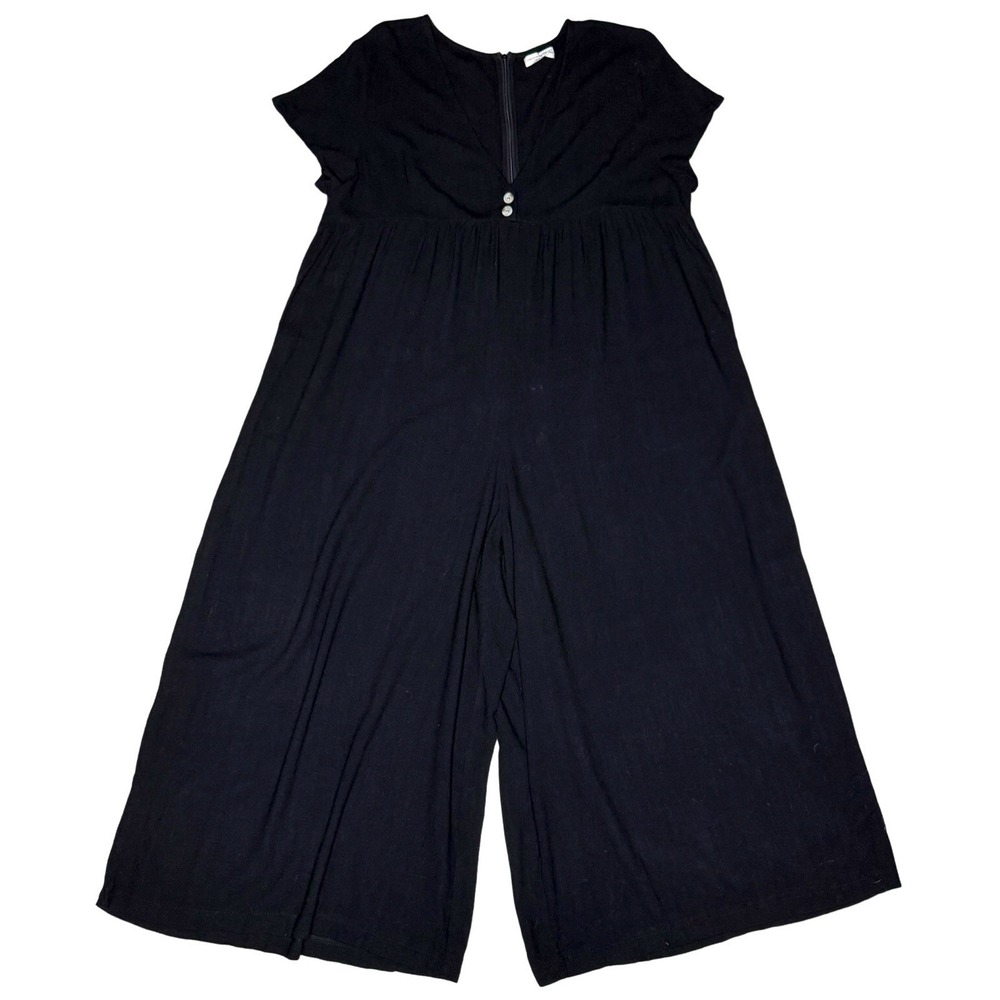 NATURAL LIFE Black Wide Leg Jumpsuit - Picture 5 of 10